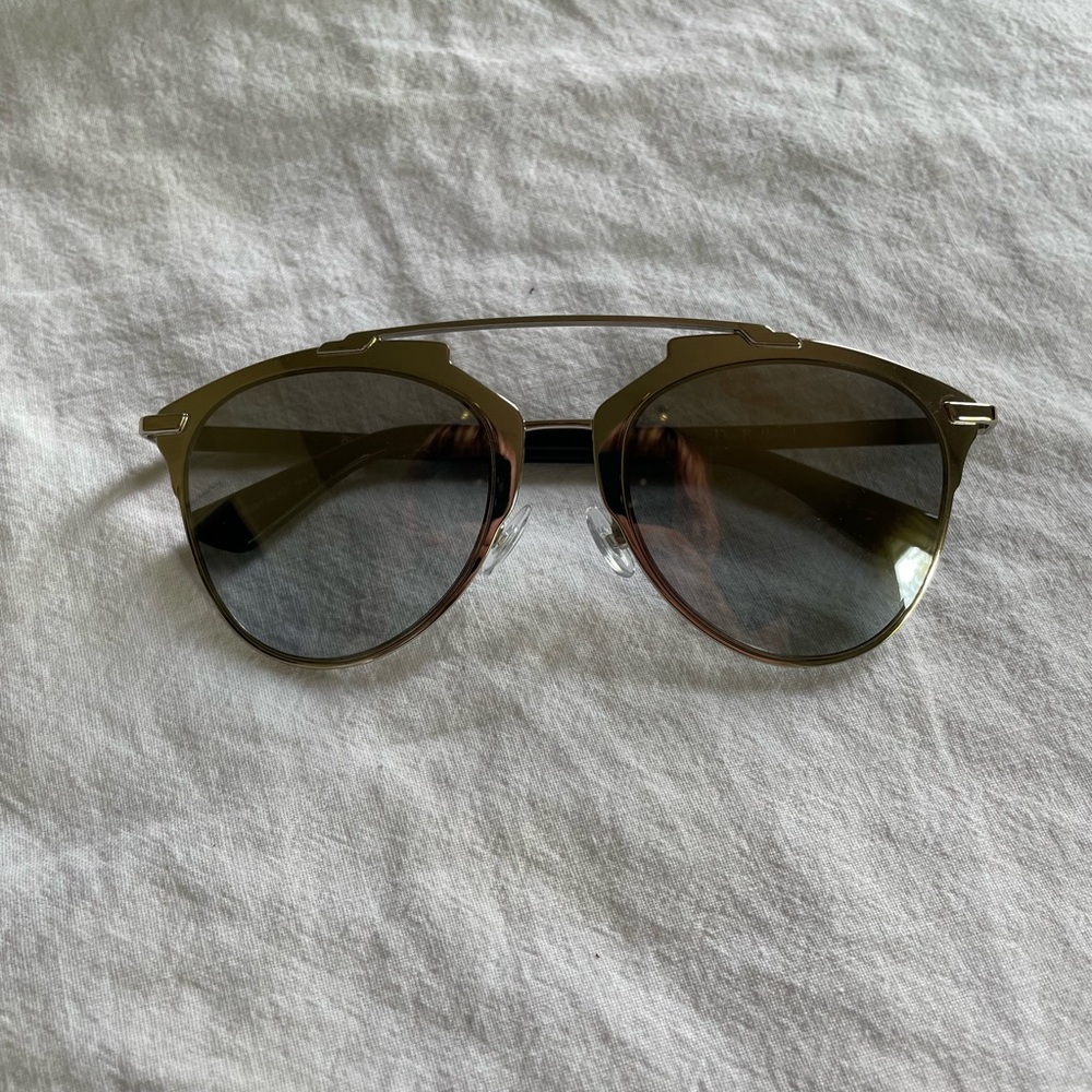 Christian Dior Reflected Aviator Sunglasses - Silver